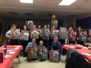 Coddington Road Community Center in Ithaca, NY hosts Adult Paint Night
