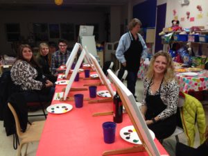 Paint Night at the Coddington Road Community Center, Located in Ithaca NY