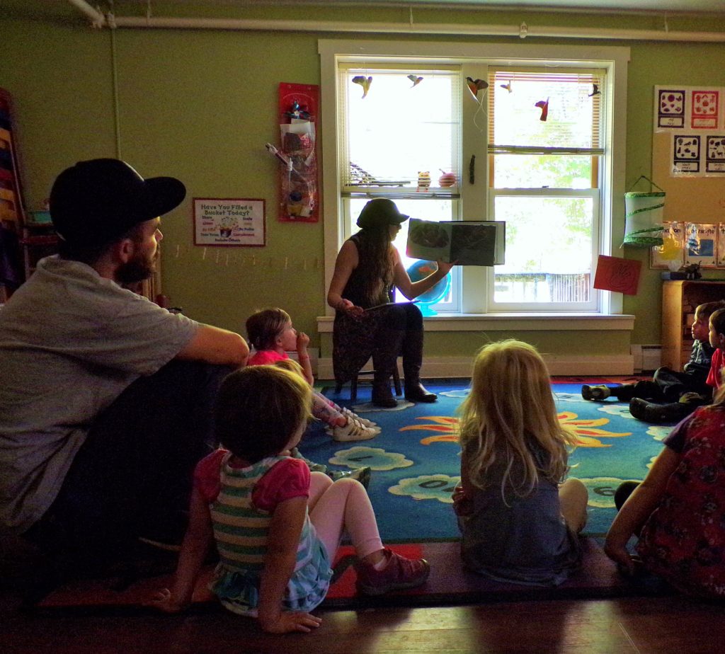 Coddington Road Community Center, Ithaca Preschools, Reading to Coddington Preschool Classroom