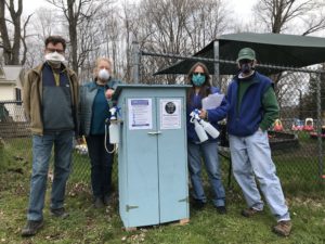 Coddington Road Community Center now has a food sharing cabinet 