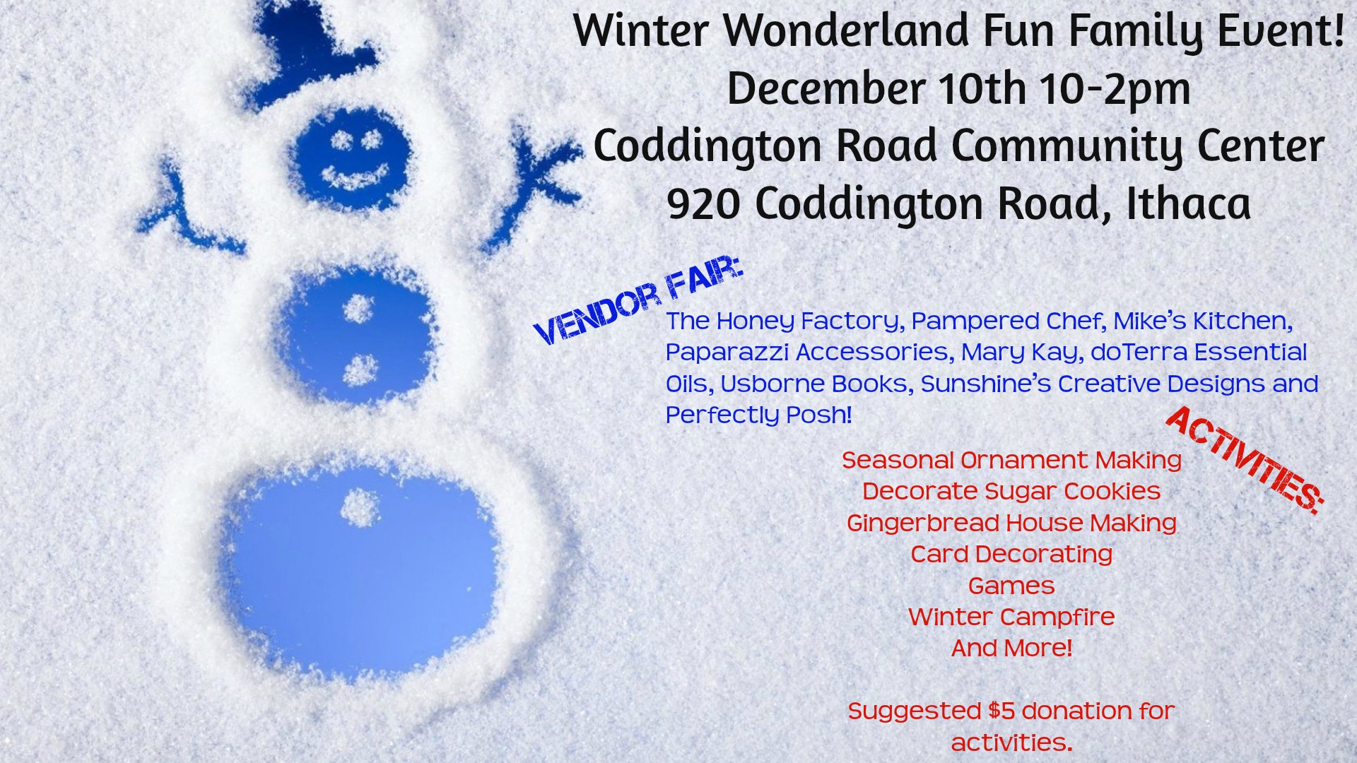 Things To Do In Ithaca, Community Events, Coddington Road