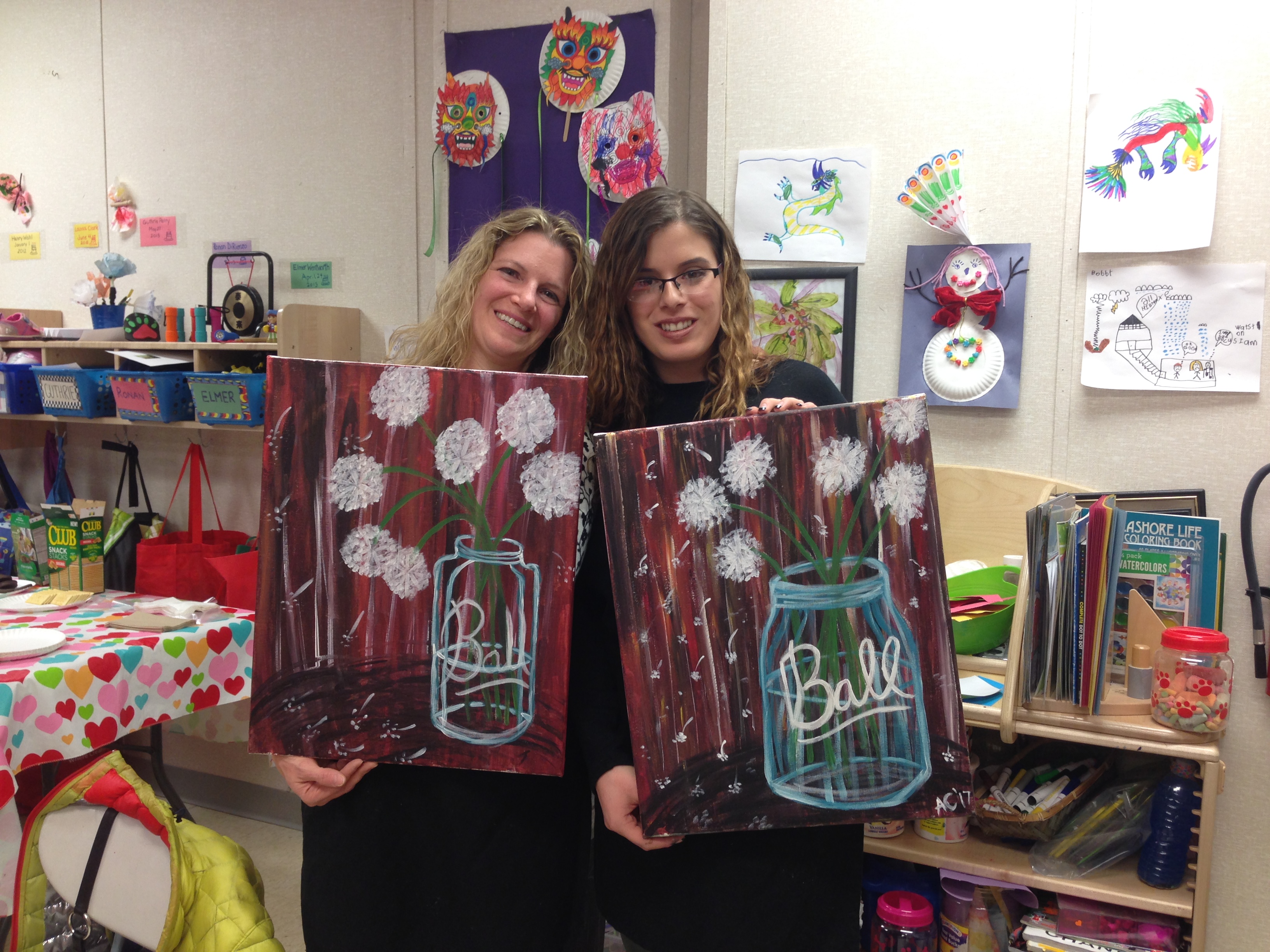 Wonderful artwork created at the Coddington Road Community Center in Ithaca, NY