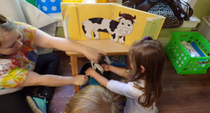 Farm Week Unit at the Coddington Road Community Center Preschool in Ithaca