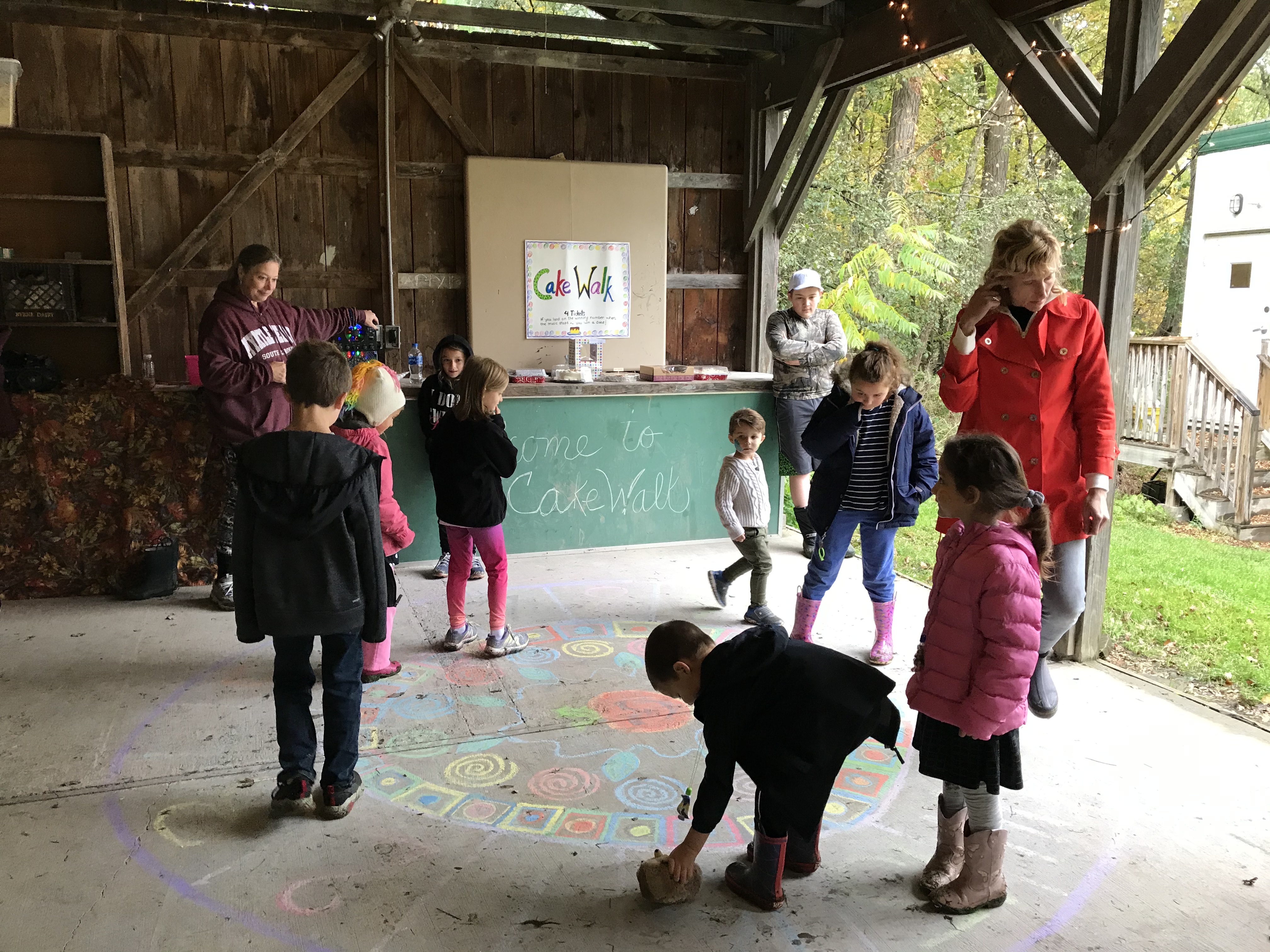 The cake walk at the Coddington Road Community Center and the annual Fall Festival in Ithaca, NY