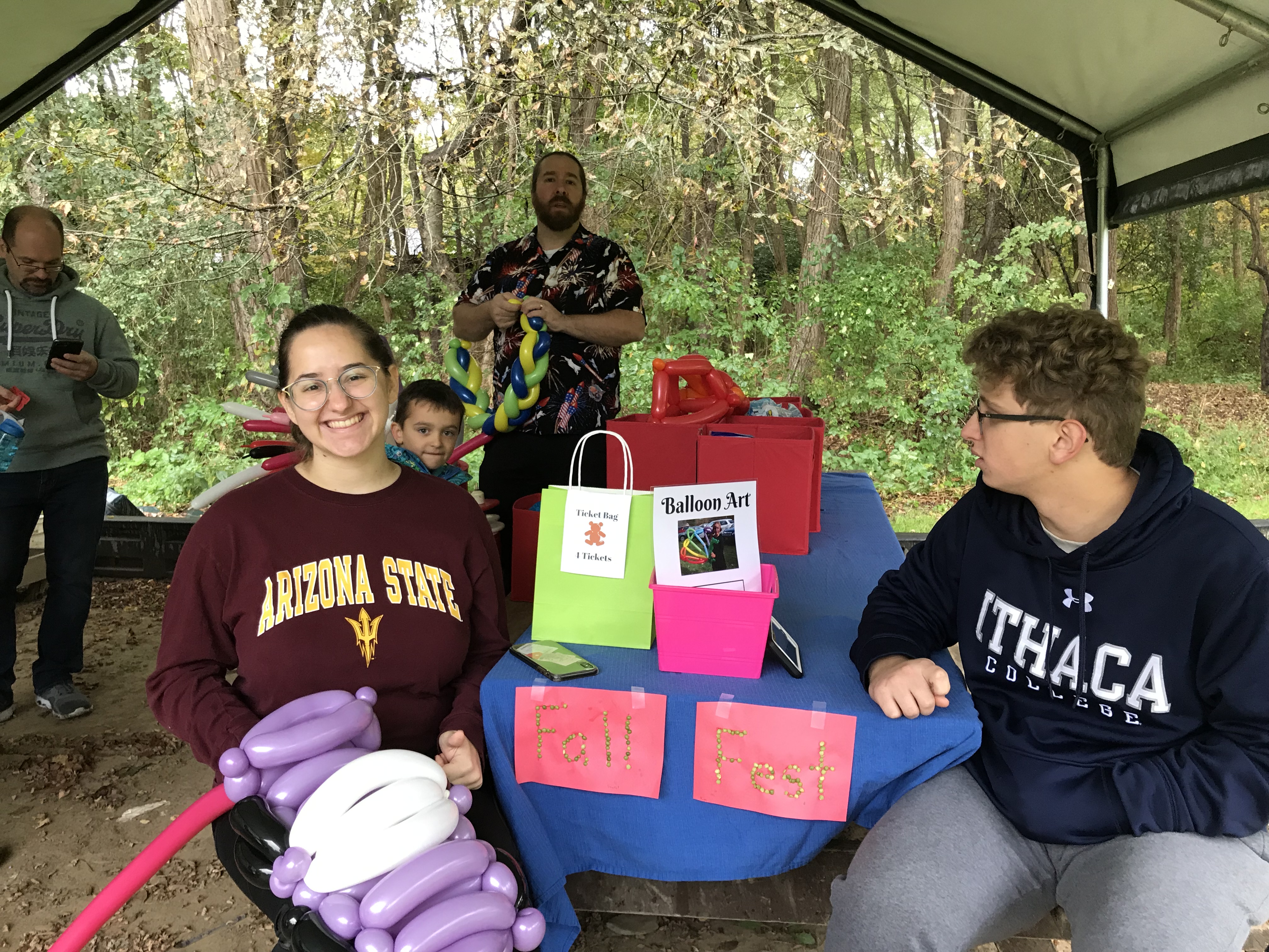 Ithaca College volunteers at the Coddington Road Community Center